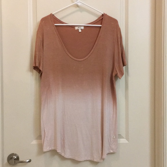 NYTT Tops - Long pink ombré super soft t-shirt